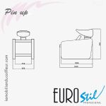 Bac de Lavage | Pin Up (Dimensions) | Eurostil