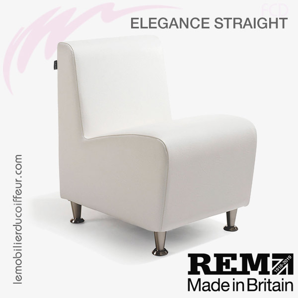 Fauteuil d'Attente | ELEGANCE Droit blanc | REM