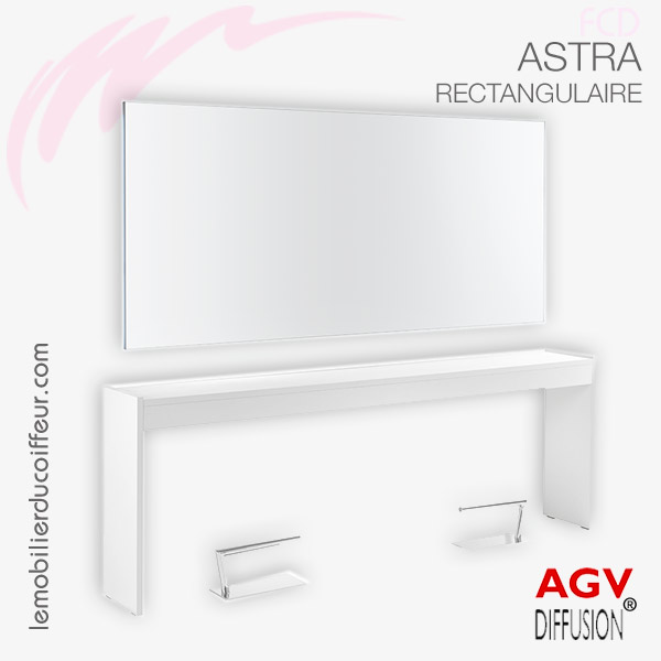 ASTRA Rectangulaire | Coiffeuse | AGV Diffusion