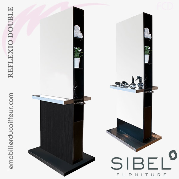REFLEXIO DOUBLE BLACK | Coiffeuse | Sibel Furniture