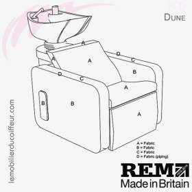 Bac de lavage Dune (Couleurs) REM