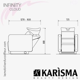 BACS DE LAVAGE - INFINITY Cloud (Dimensions) Karisma