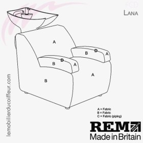 Bac de lavage Lana(Dimensions) REM