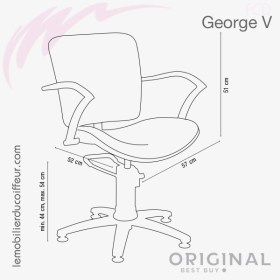 Fauteuil de coupe George V (Dimensions) Original Best Buy