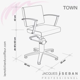 Fauteuil de coupe | TOWN (Dimensions) | JACQUES SEBAN