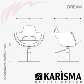 FAUTEUIL DE COUPE - DREAM (Dimensions) Karisma