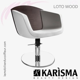 FAUTEUIL DE COUPE - LOTO WOOD (Détails) Karisma