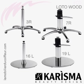 FAUTEUIL DE COUPE - LOTO WOOD (Pieds) Karisma