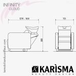 BACS DE LAVAGE - INFINITY Cloud (Dimensions) Karisma