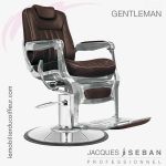 Gentleman marron fauteuil barbier J.SEBAN