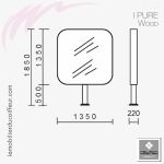 IPURE (Dimensions) | Coiffeuse | NELSON Mobilier