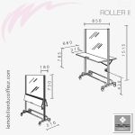 ROLLER II (Dimensions) | Coiffeuse | NELSON Mobilier