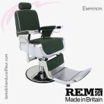 Emperor fauteuil barbier vert REM