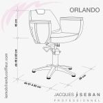 Fauteuil de coupe | ORLANDO (Dimensions) | JACQUES SEBAN