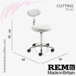 CUTTING (Dimensions) | Tabouret de coupe | REM