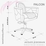 Fauteuil de coupe | FALCON (Dimensions) | JACQUES SEBAN