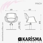 FAUTEUIL DE COUPE - PINCH (Dimensions) Karisma