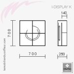 IDISPLAY-K (Dimensions) | Meuble expo | Nelson Mobilier