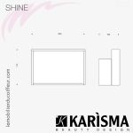 SHINE 656 (Dimensions) | Meuble caisse | Karisma