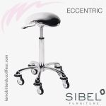 ECCENTRIC argent | Tabouret de coiffeur | SIBEL Furniture