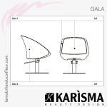 FAUTEUIL DE COUPE - GALA (Couleurs) Karisma