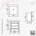 IECO (Dimension) | Meuble de caisse | Nelson mobilier