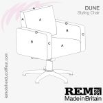 Fauteuil de coupe | Dune  (Couleurs) REM