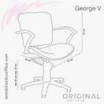 Fauteuil de coupe George V (Dimensions) Original Best Buy