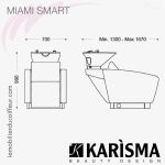 BACS DE LAVAGE - MIAMI SMART (Dimensions) Karisma