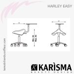 HARLEY EASY (Plateau dimensions) | Tabouret de coiffeur | Karisma