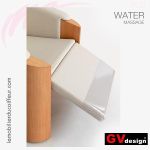 WATER Repose pieds | Bac de lavage | GV Design