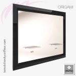 ORIGAMI 2P Noir/couleur | Coiffeuse | NELSON Mobilier