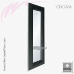 ORIGAMI 1P Noir/couleur | Coiffeuse | NELSON Mobilier