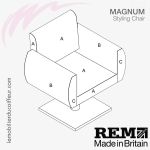 Fauteuil de coupe | Magnum (Couleurs) REM