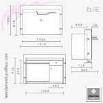 ELITE (Dimensions) | Meuble de caisse | Nelson mobilier