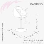 Fauteuil de coupe enfant | BAMBINO (Dimensions) | JACQUES SEBAN