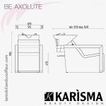 BACS DE LAVAGE - BE AXOLUTE (Dimensions) Karisma