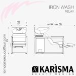 BACS DE LAVAGE - IRON WASH RELAX (Dimensions) Karisma