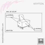 Chauffeuse d'Attente | KRYPTON (Bi-color) | NELSON mobilier