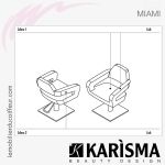 FAUTEUIL DE COUPE - MIAMI (Couleurs) Karisma