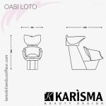 BACS DE LAVAGE - OASI LOTO (Dimensions) Karisma