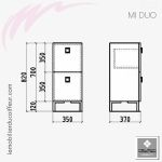 MIDUO (Dimensions) | Meuble de rangement | Nelson Mobilier
