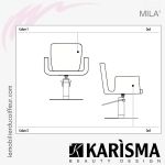 FAUTEUIL DE COUPE - MILA (Couleurs) Karisma