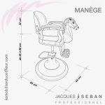 Fauteuil de coupe enfant | MANEGE (Dimensions) | JACQUES SEBAN