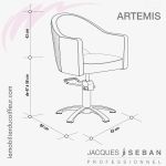 Fauteuil de coupe | ARTEMIS (Dimensions) | JACQUES SEBAN