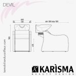 BACS DE LAVAGE - DEVIL (Dimensions) Karisma