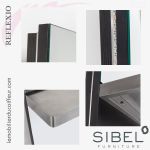 REFLEXIO DOUBLE BLACK (détails) | Coiffeuse | Sibel Furniture